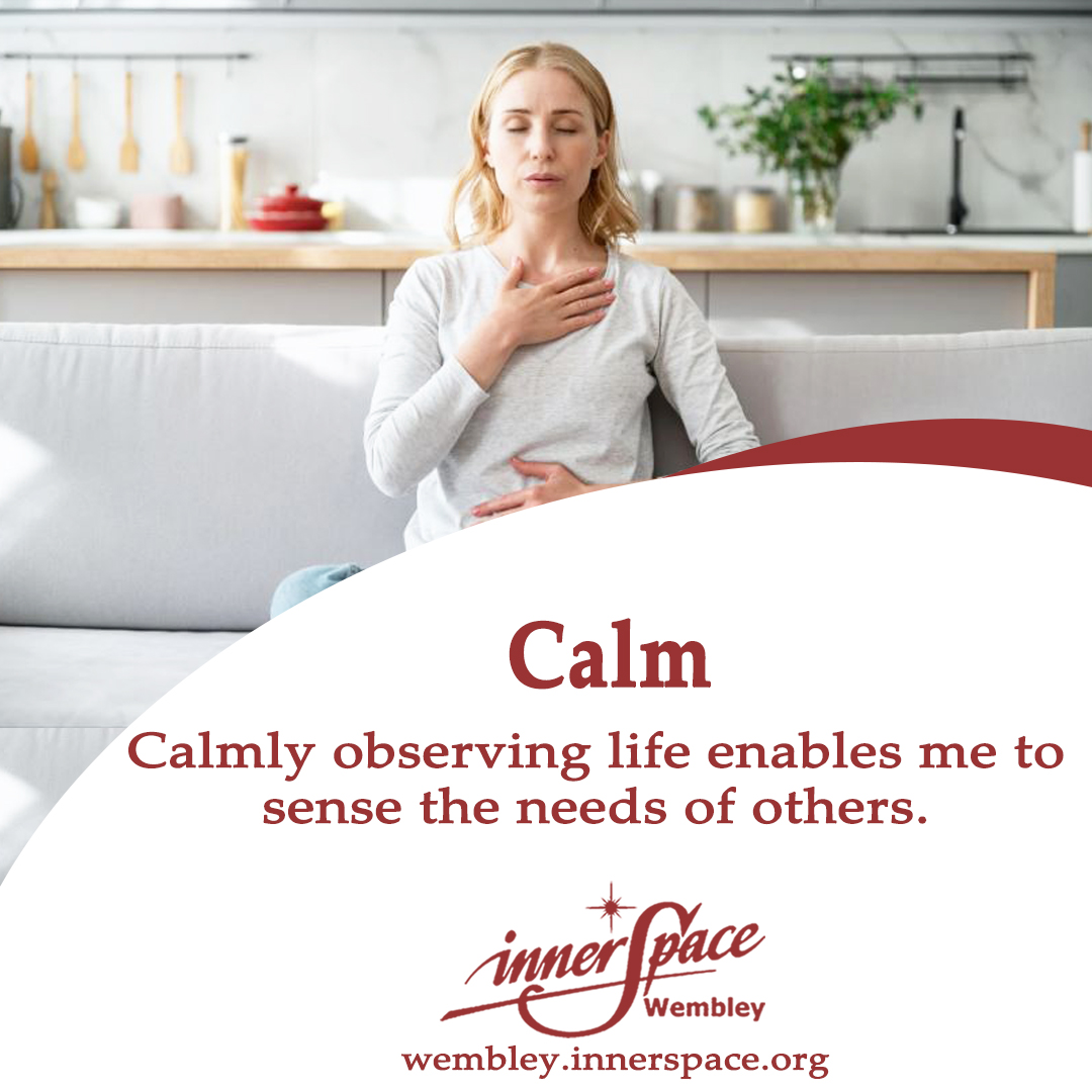 Thought for Today - Calm